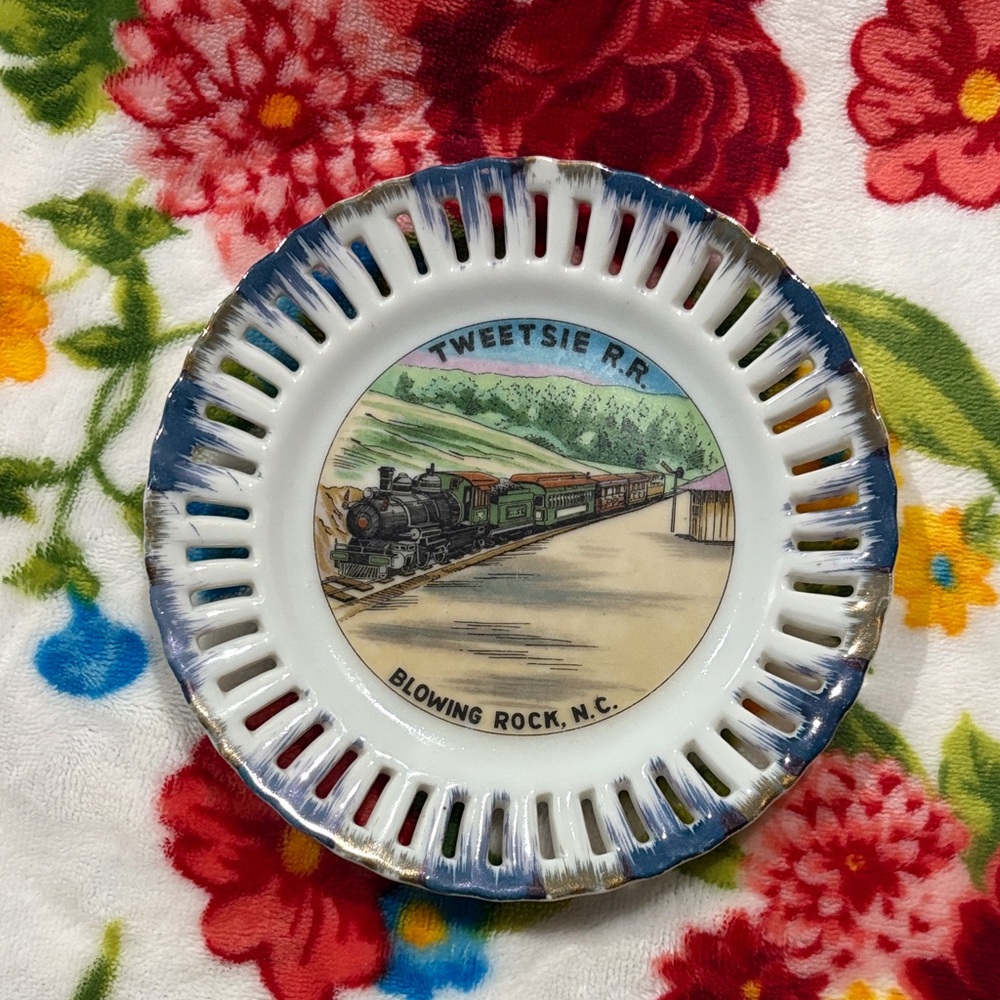 Tweetsie Railroad Decorative Plate Vintage